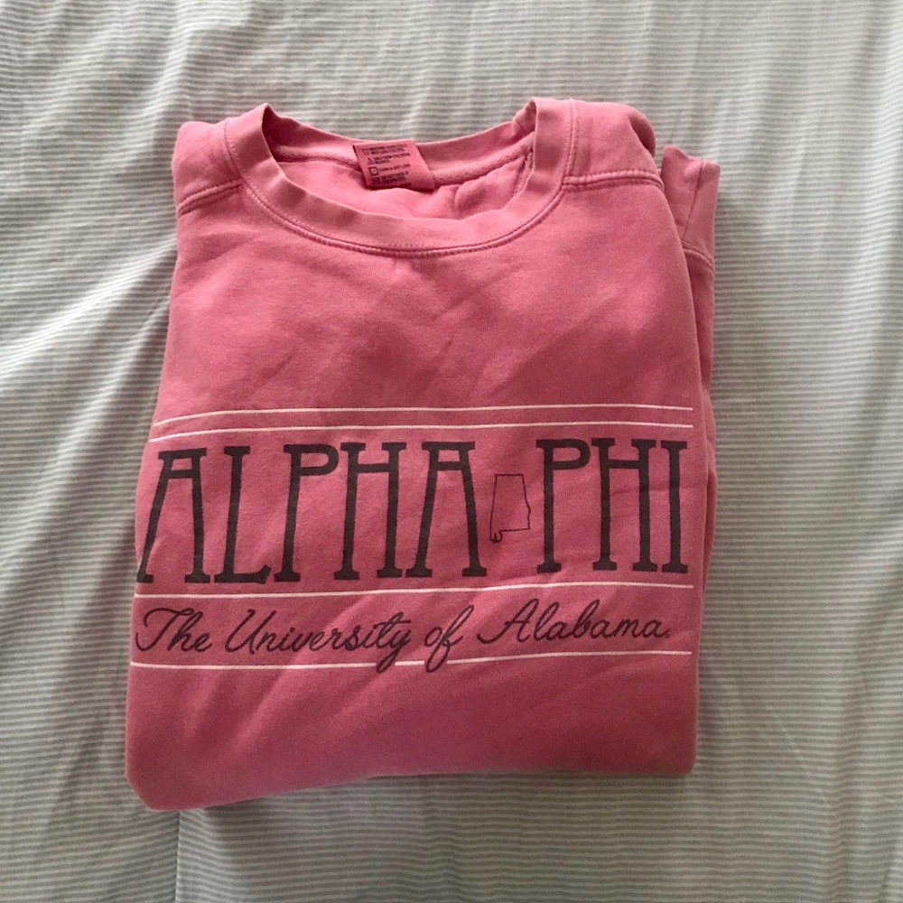 alpha phi alabama sorority crewneck